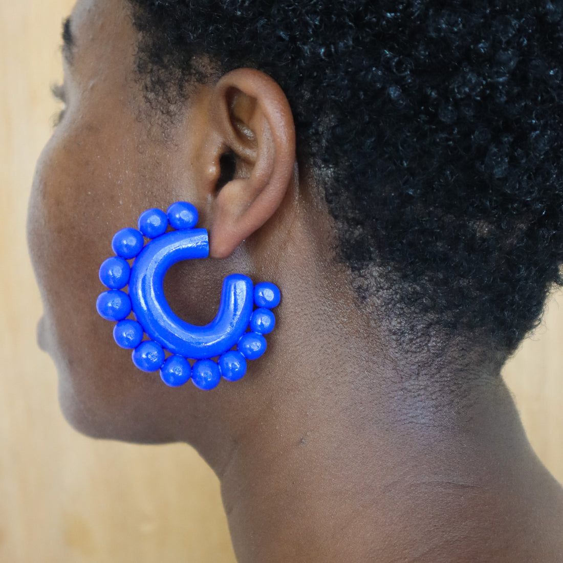 Blue Bliss Hoop Earrings