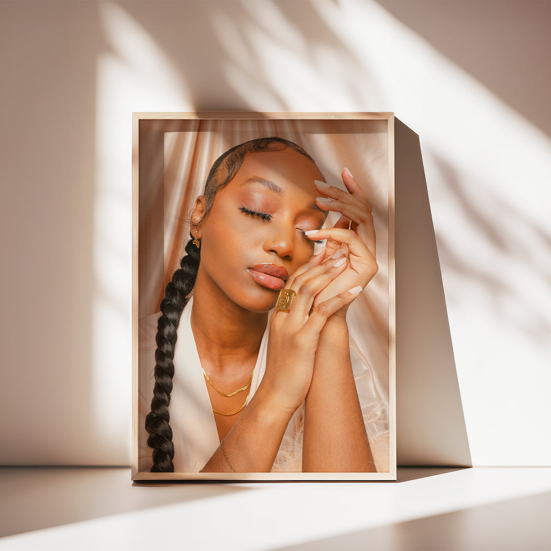 Sanctuary in Bloom - Limited Edition Wall Art - Black Art - Black Woman Art - Home Decor