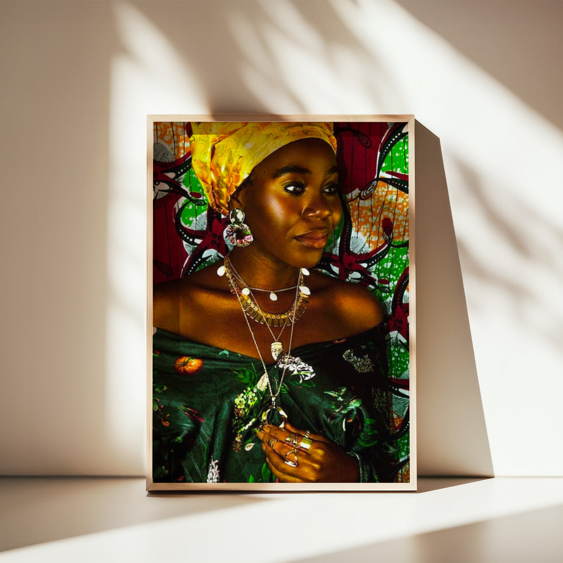 Gele: The Crown We Choose  - Limited Edition Wall Art - Black Art - Black Woman Art - Home Decor