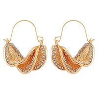 Zaria 18ct Gold Plated Fulani Hoop Earrings