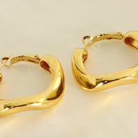 Ugozie Earrings 18ct gold plated on copper Hoop Earrings
