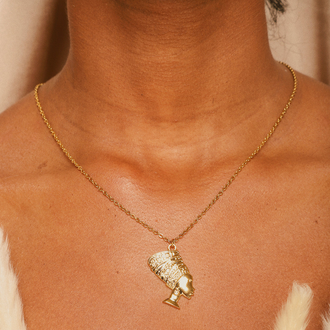 Idia 18ct gold plated on copper Necklace