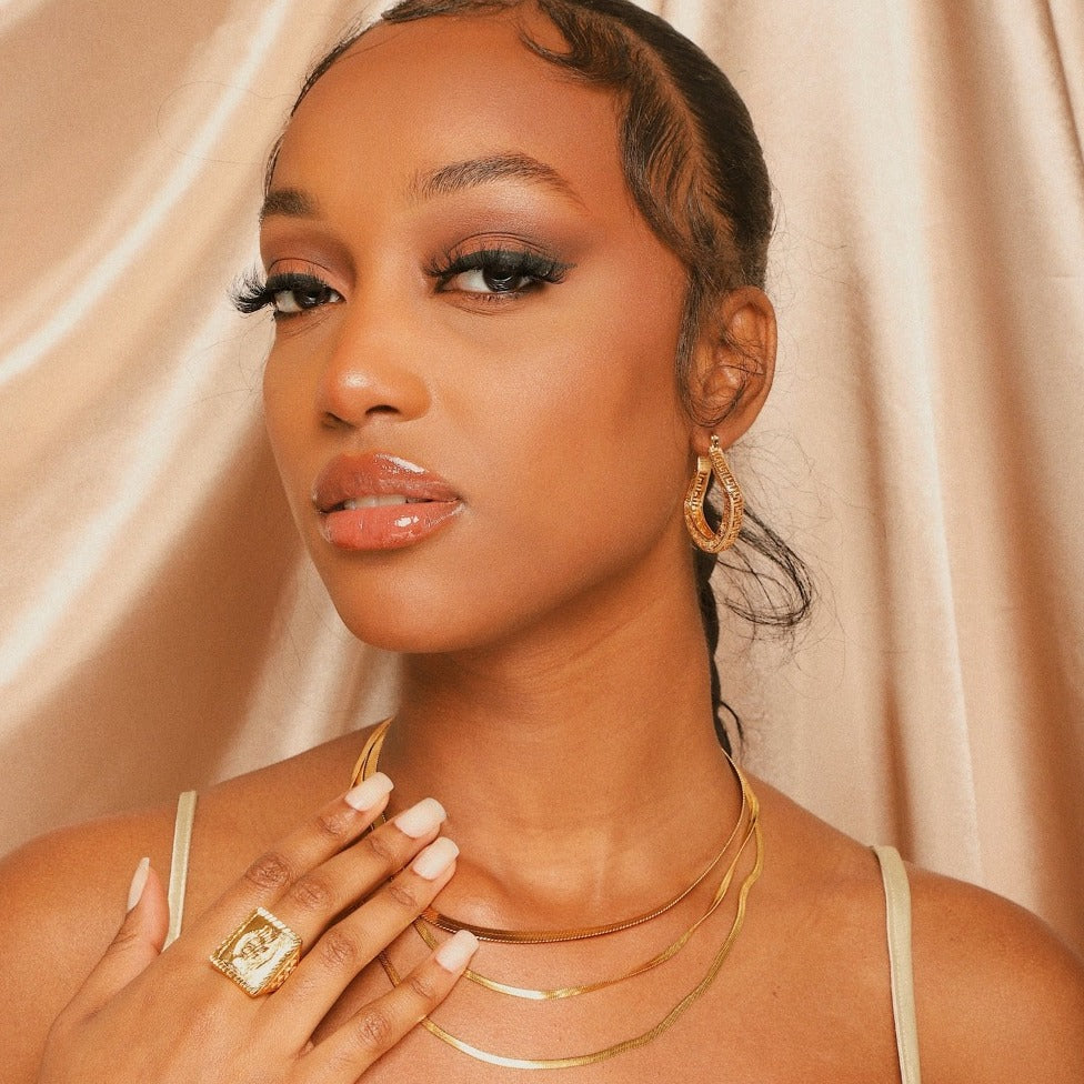 Remi (18ct Gold Plated) Stainless Steel Necklace