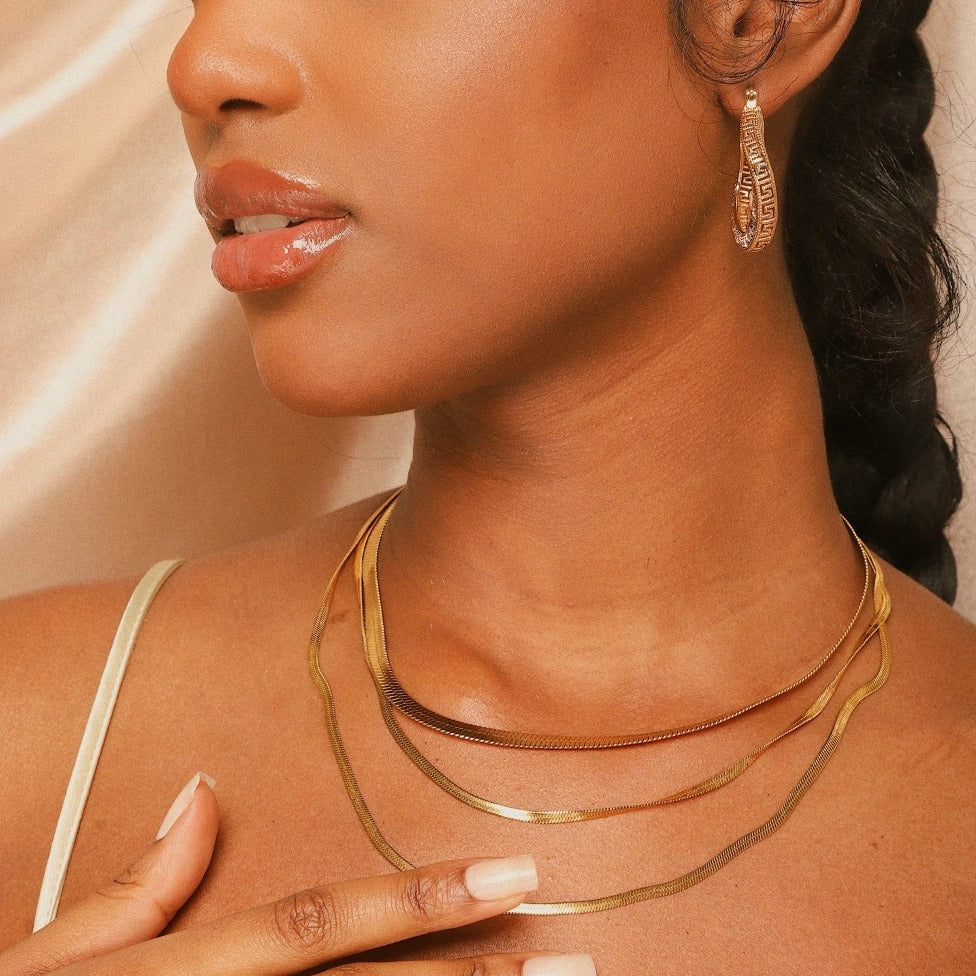 Remi (18ct Gold Plated) Stainless Steel Necklace