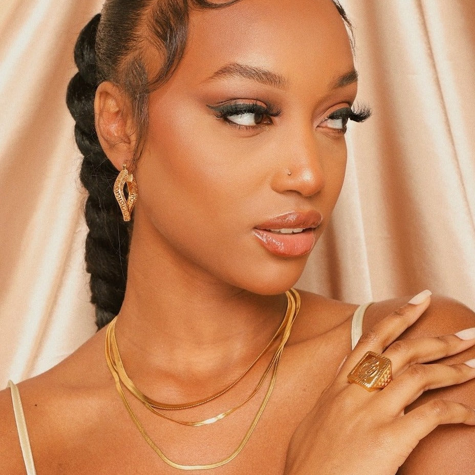 Remi (18ct Gold Plated) Stainless Steel Necklace