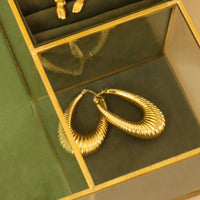 Amara 18ct gold-plated hoop Earrings