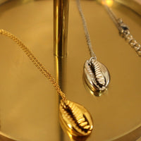 Diarra Cowrie shell (18ct Gold Plated) Stainless Steel Necklace