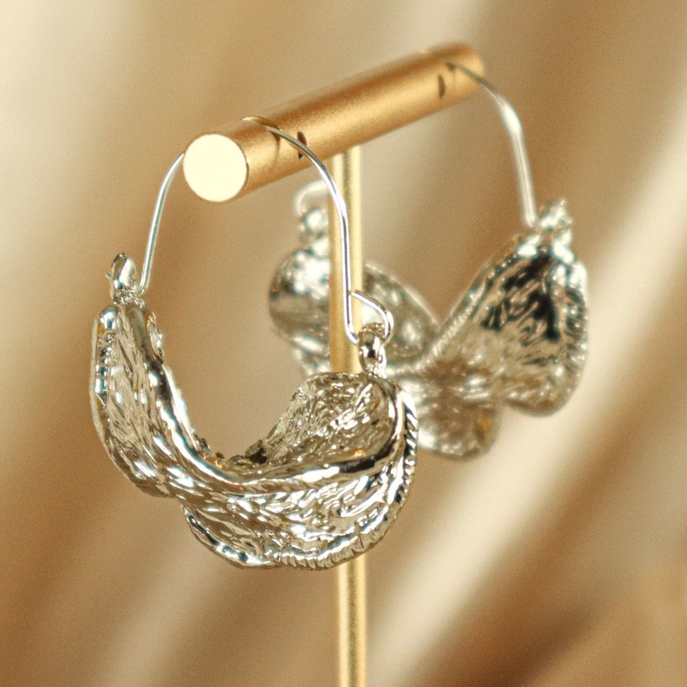 Zazzau Fulani Silver Hoop Earrings