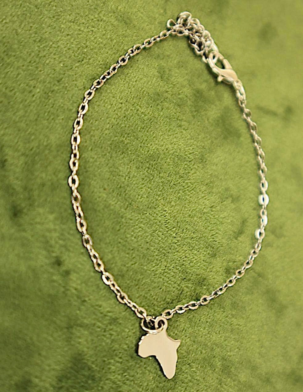 Africa (18ct Gold Plated) Stainless steel Chain Bracelet