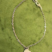 Africa (18ct Gold Plated) Stainless steel Chain Bracelet