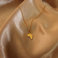 Khady (18ct Gold Plated) Stainless Steel Necklace