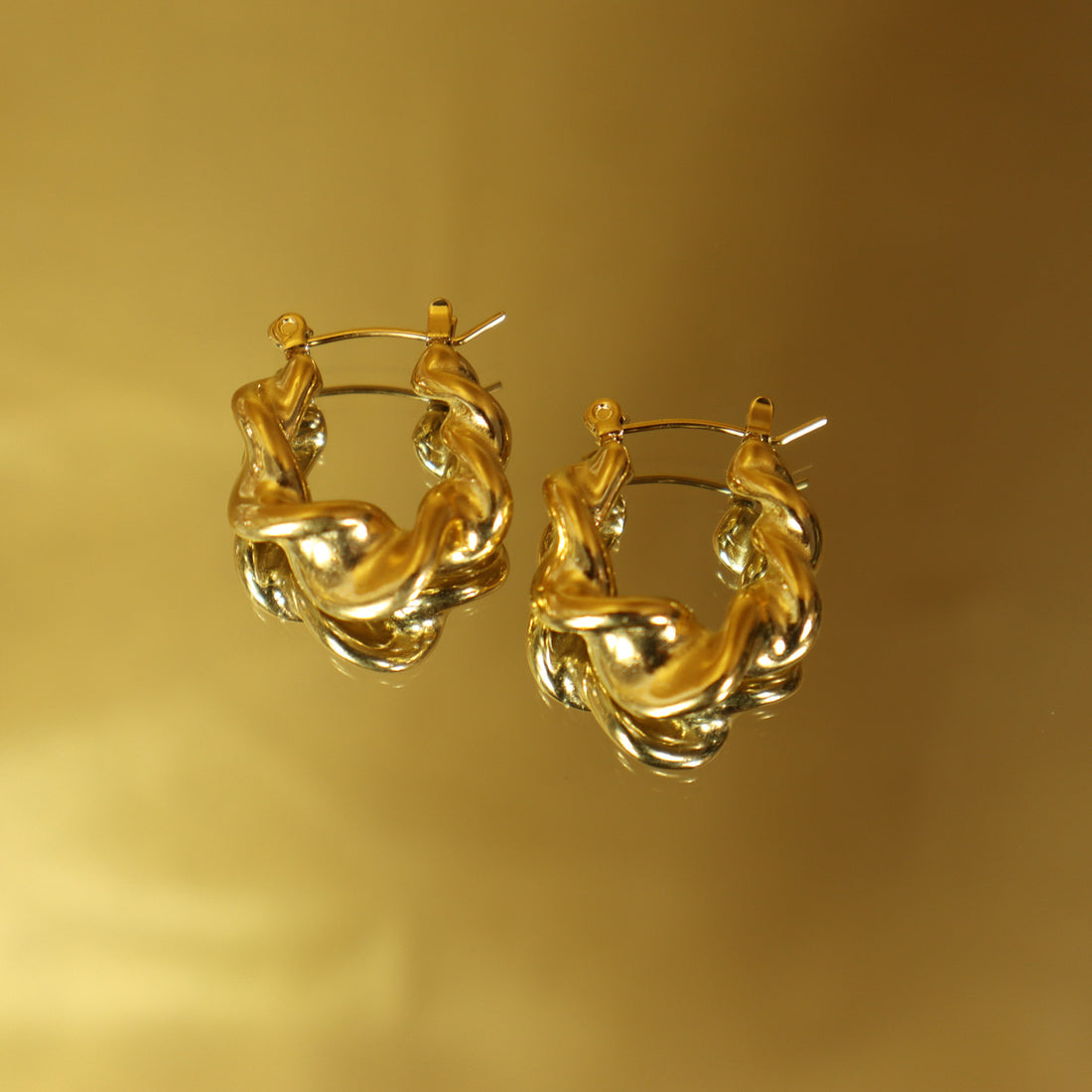 Joanna 18ct gold plated Tarnish Resistant Earrings