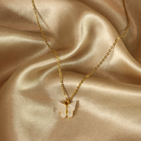 Mariah Butterfly 18ct gold plated on Copper Necklace Y2K