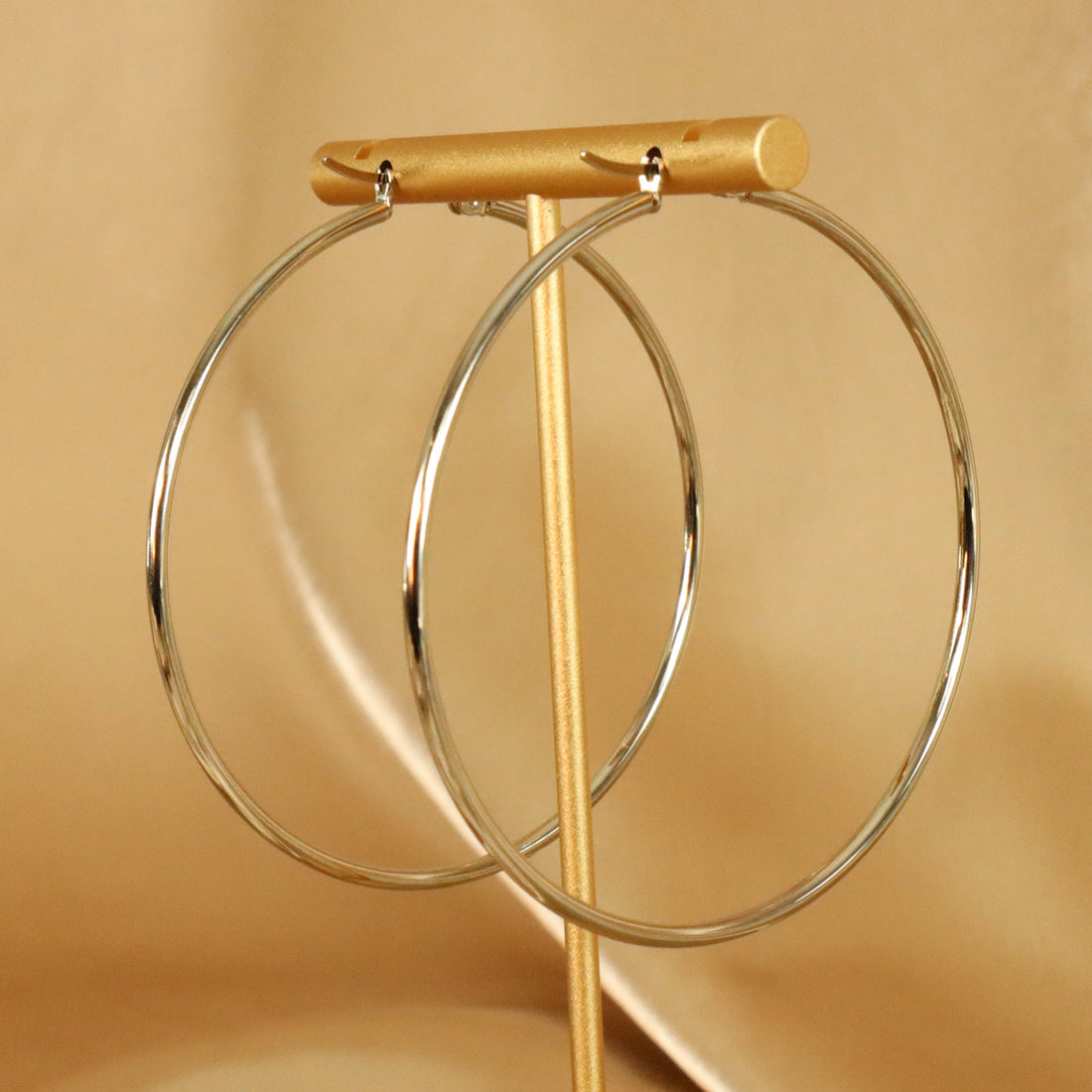 Zainab (18ct gold plated) Stainless steel Hoop Earrings