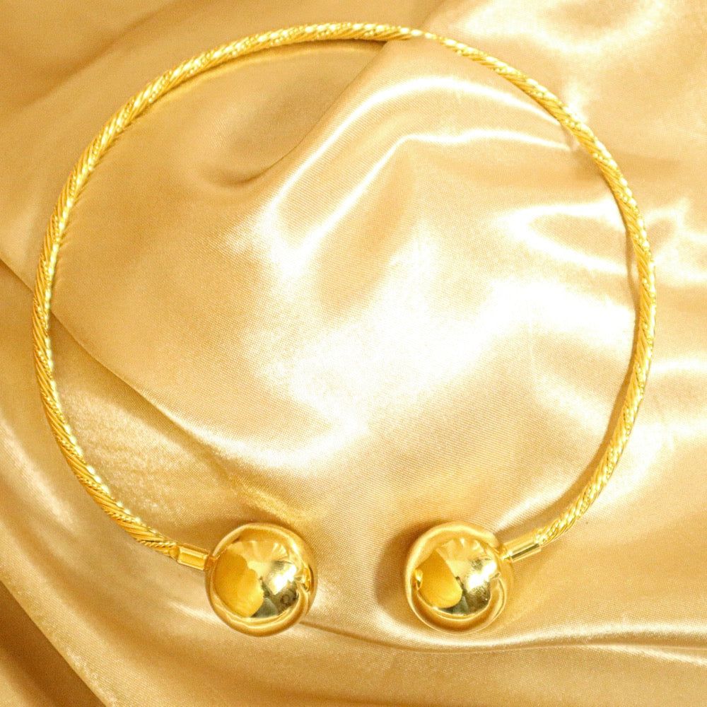 Banda 18ct Gold Plated Choker Necklace
