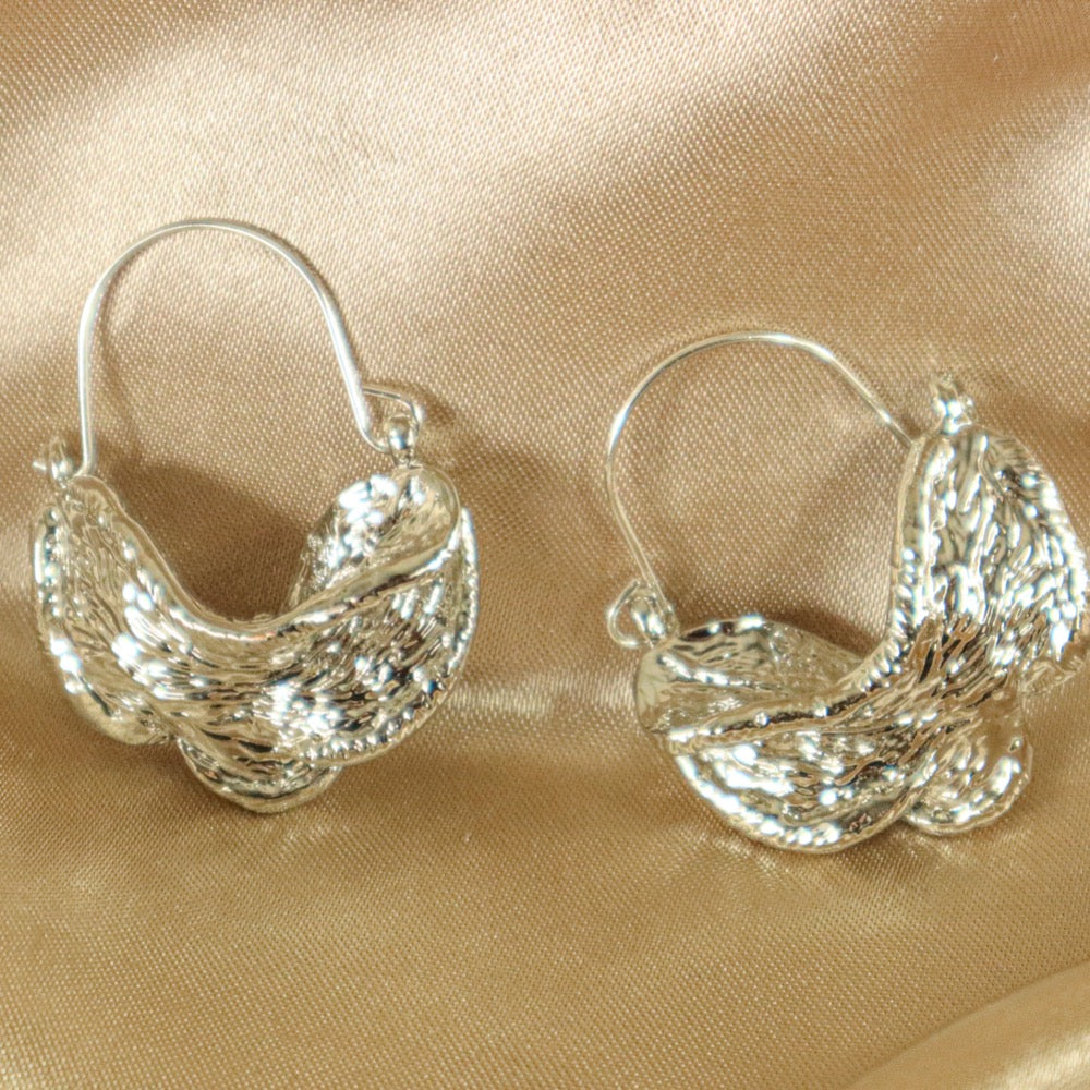Zazzau Fulani Silver Hoop Earrings