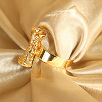 Ife 18ct Gold Plated Yoruba Drum Inspired Ring