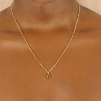 Sage Dainty 18ct Gold Plated Stainless Steel Necklace