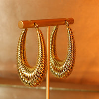 Amara 18ct gold-plated hoop Earrings