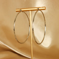 Zainab (18ct gold plated) Stainless steel Hoop Earrings
