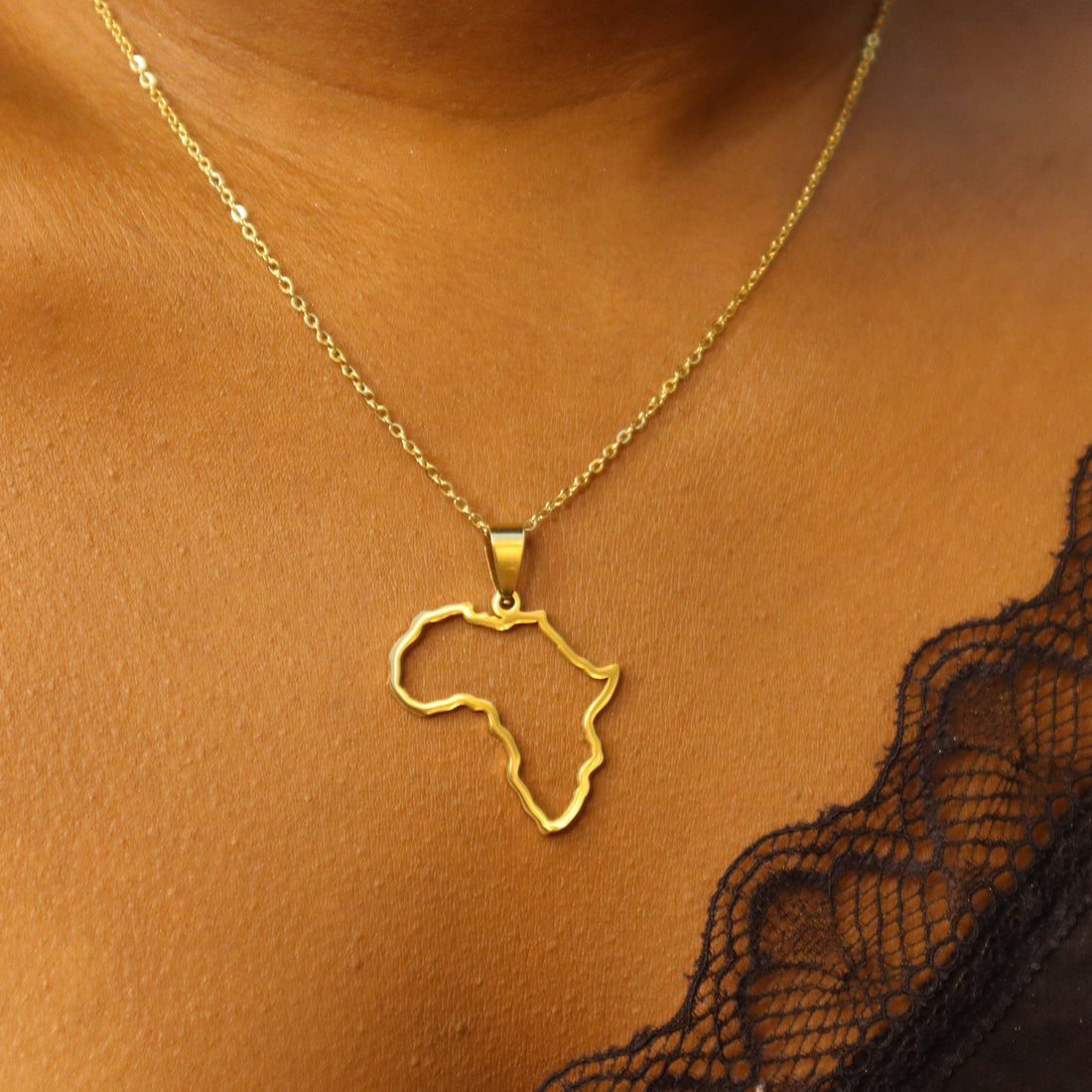 Bisi Africa (18ct Gold Plated) Stainless steel Necklace