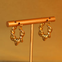 Joanna 18ct gold plated Tarnish Resistant Earrings
