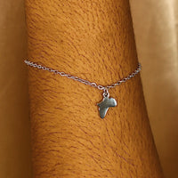 Africa (18ct Gold Plated) Stainless steel Chain Bracelet