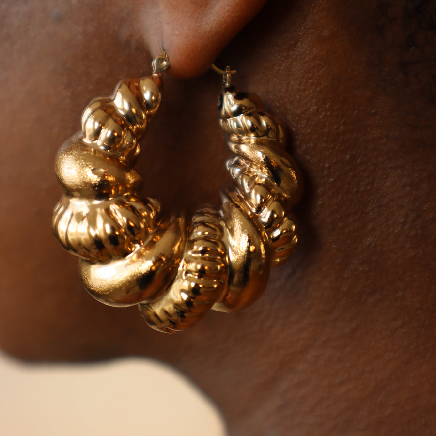 Jaineba Bamboo Earrings