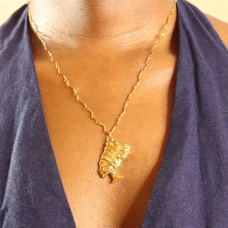 Idia 18ct gold plated on copper Necklace