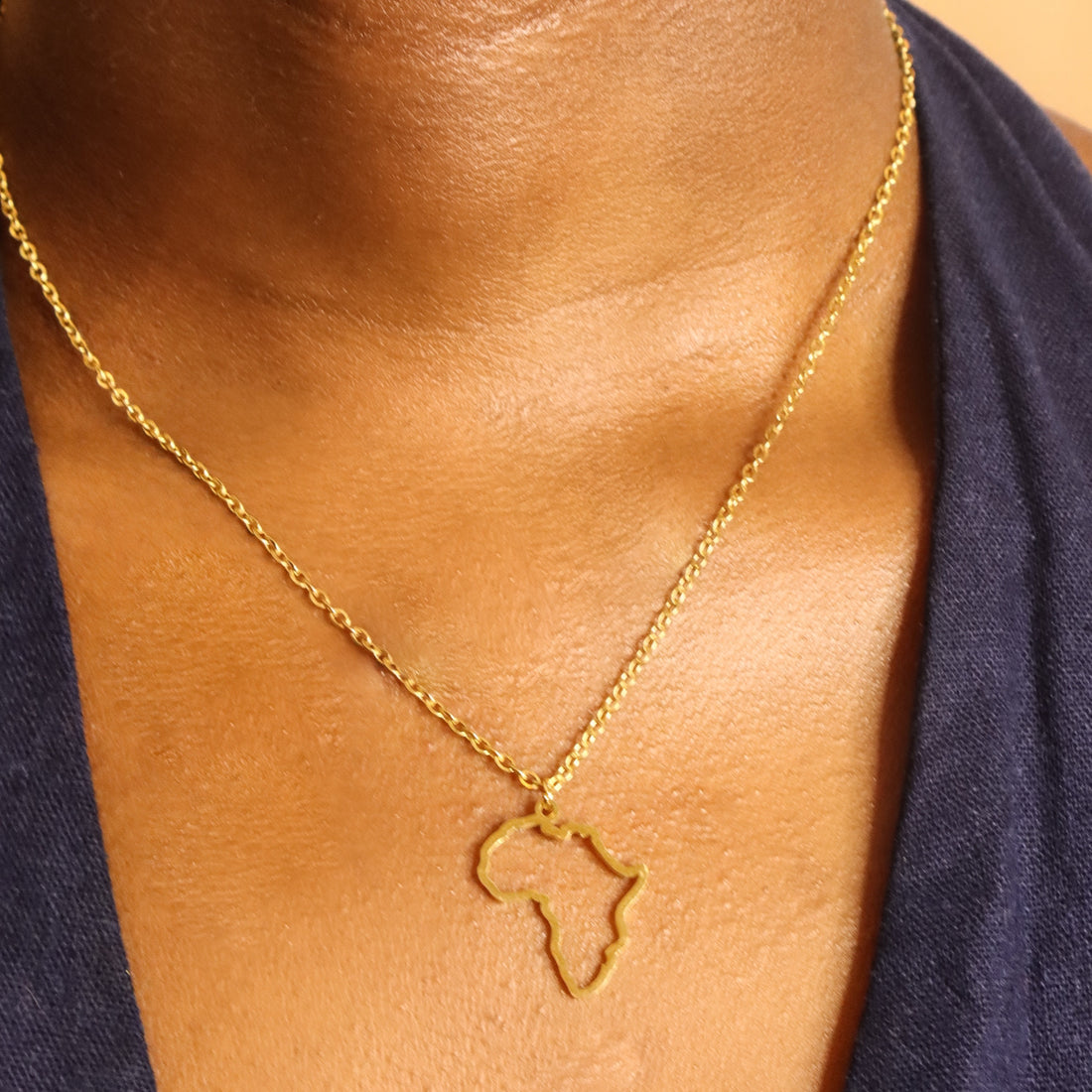 Bisi Africa (18ct Gold Plated) Stainless steel Necklace