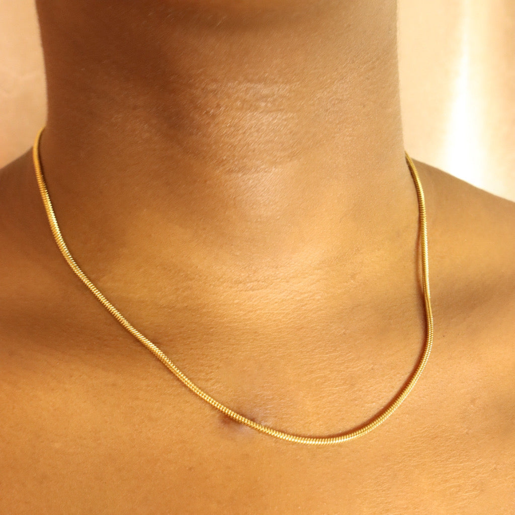 Solana 18ct gold plated tarnish resistant Necklace