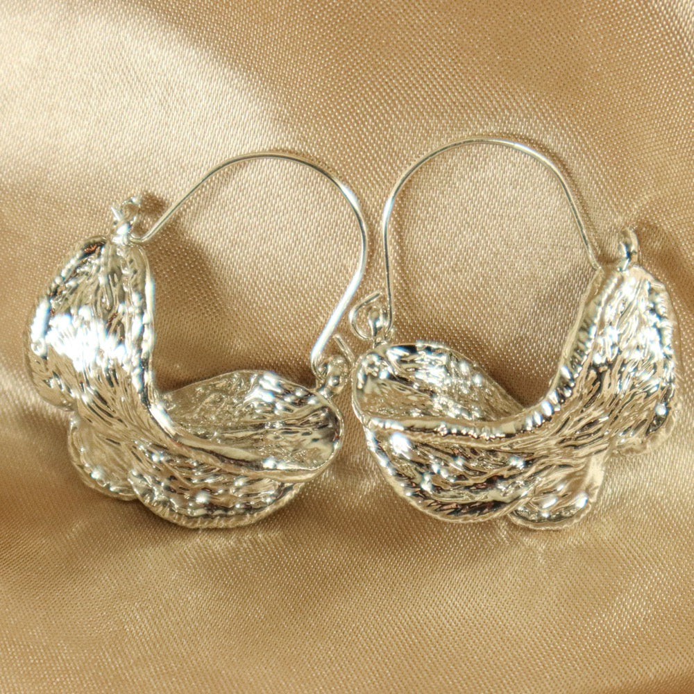 Zazzau Fulani Silver Hoop Earrings