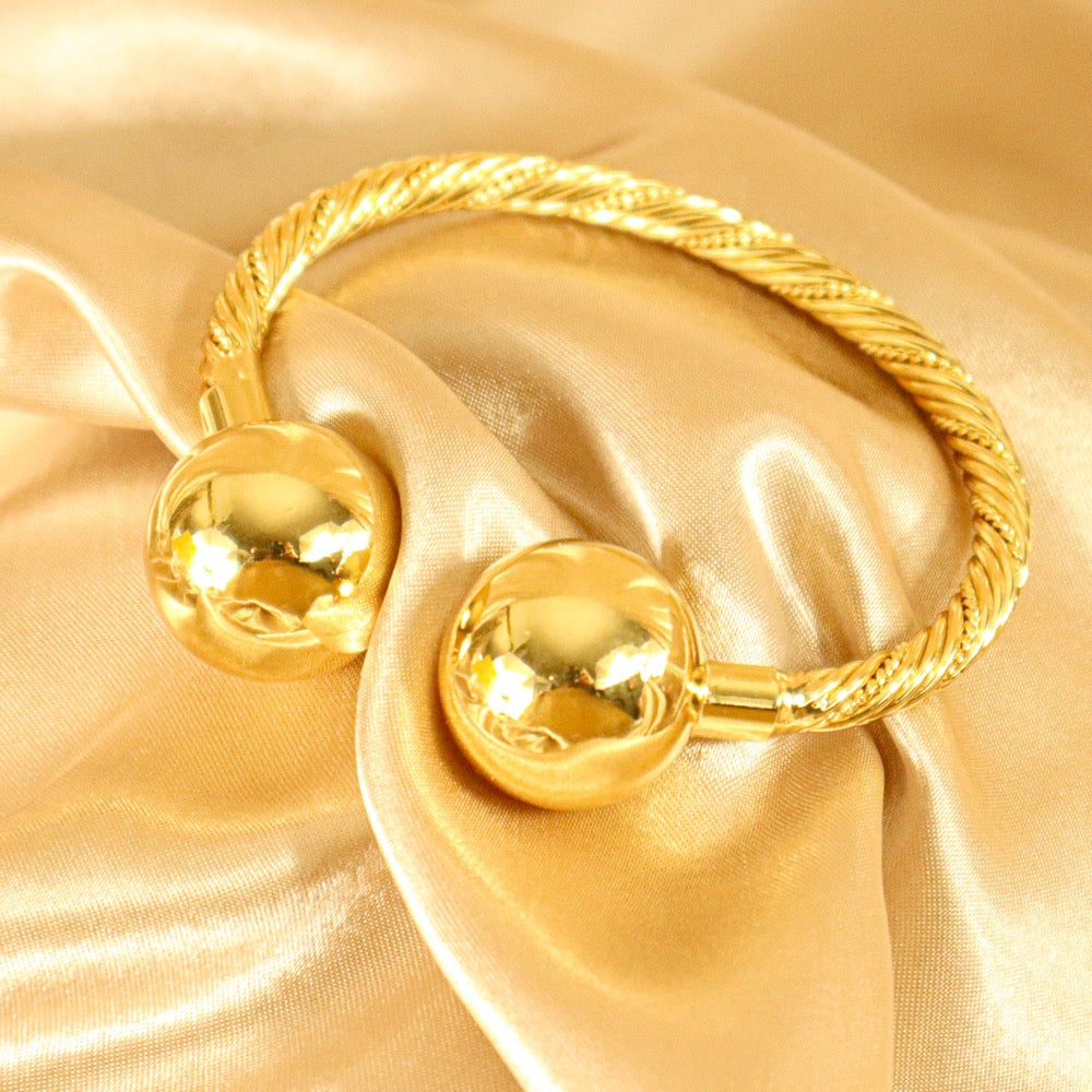 Musa 18ct Gold Plated Bracelet