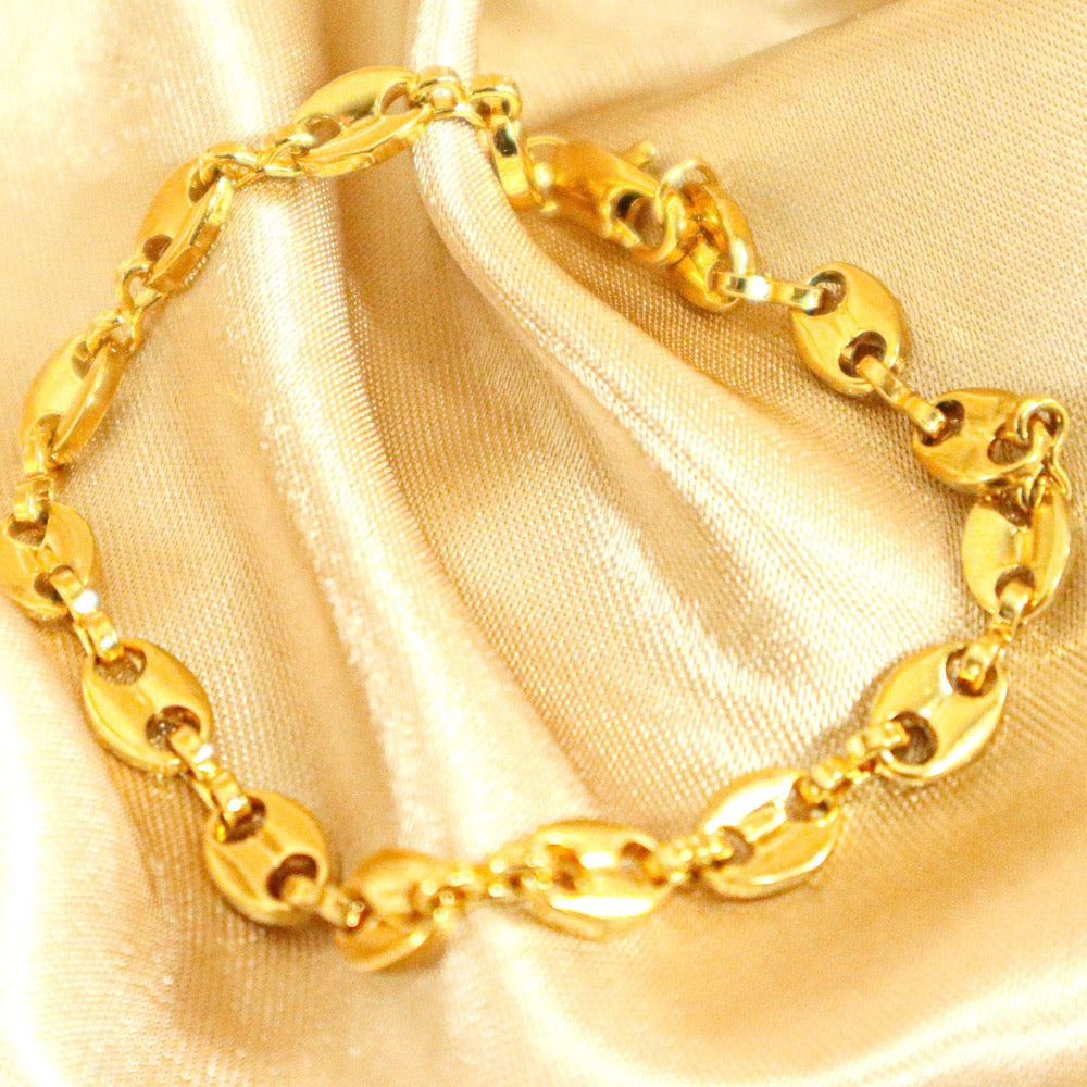 Jara 18ct Gold Plated Stainless Steel Bracelet